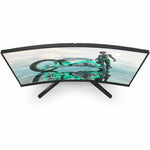 Evnia 32M2C3500L 32' Class WQHD Curved Screen Gaming LED Monitor - 16:9 - Textured Charcoal - Top view
