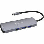 Verbatim USB Type C Docking Station for Notebook - Charging Capability - Memory Card Reader - SD - Alternate view 6