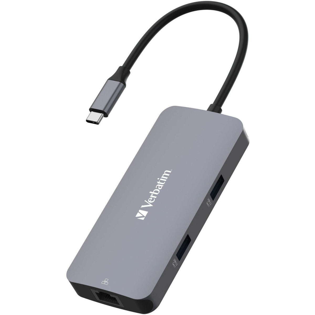 Verbatim USB Type C Docking Station for Monitor, Desktop PC, Notebook - Charging Capability