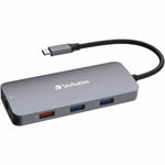 Verbatim USB Type C Docking Station for Notebook - Charging Capability - Memory Card Reader - SD - Alternate view 7