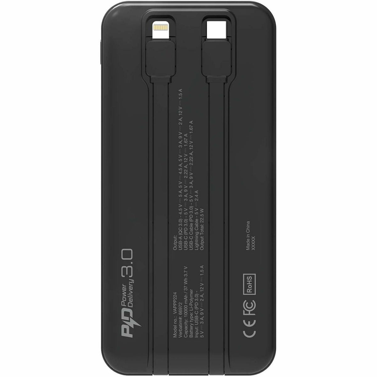 Verbatim VAPPP224 Power Bank - Black