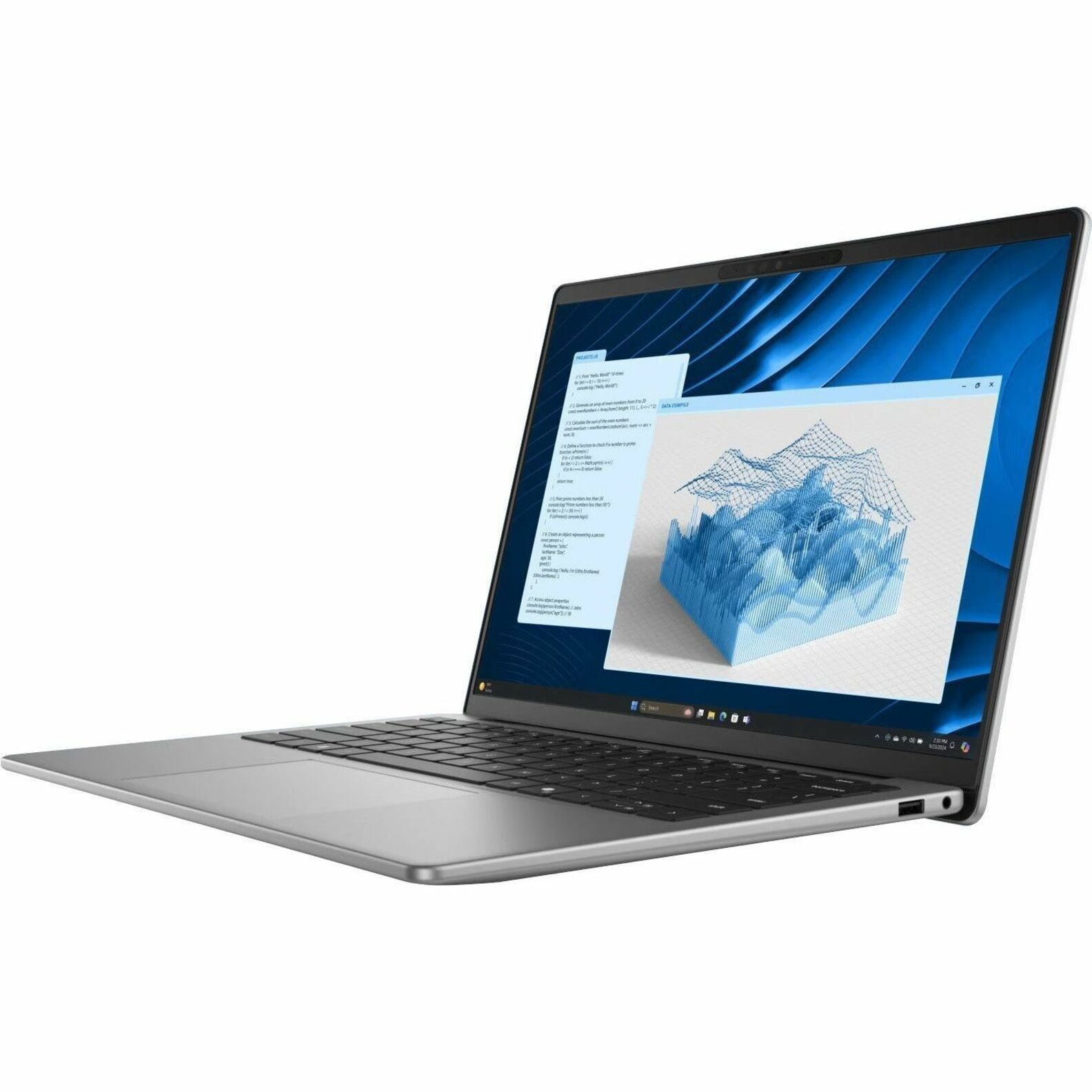 Dell Latitude 5000 5455 14' Copilot+ PC Notebook - Full HD Plus - 60 Hz - Qualcomm Snapdragon X Plus X1P-42-100 - 16 GB - 1 TB SSD - Titan Gray - Alternate view 10