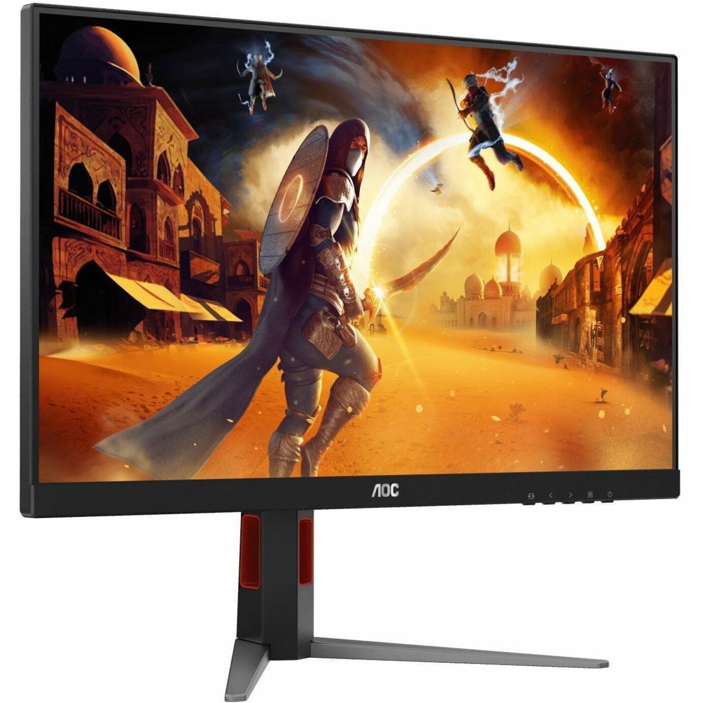 AOC Q27G4F 27' Class WQHD Gaming LED Monitor - Black, Red