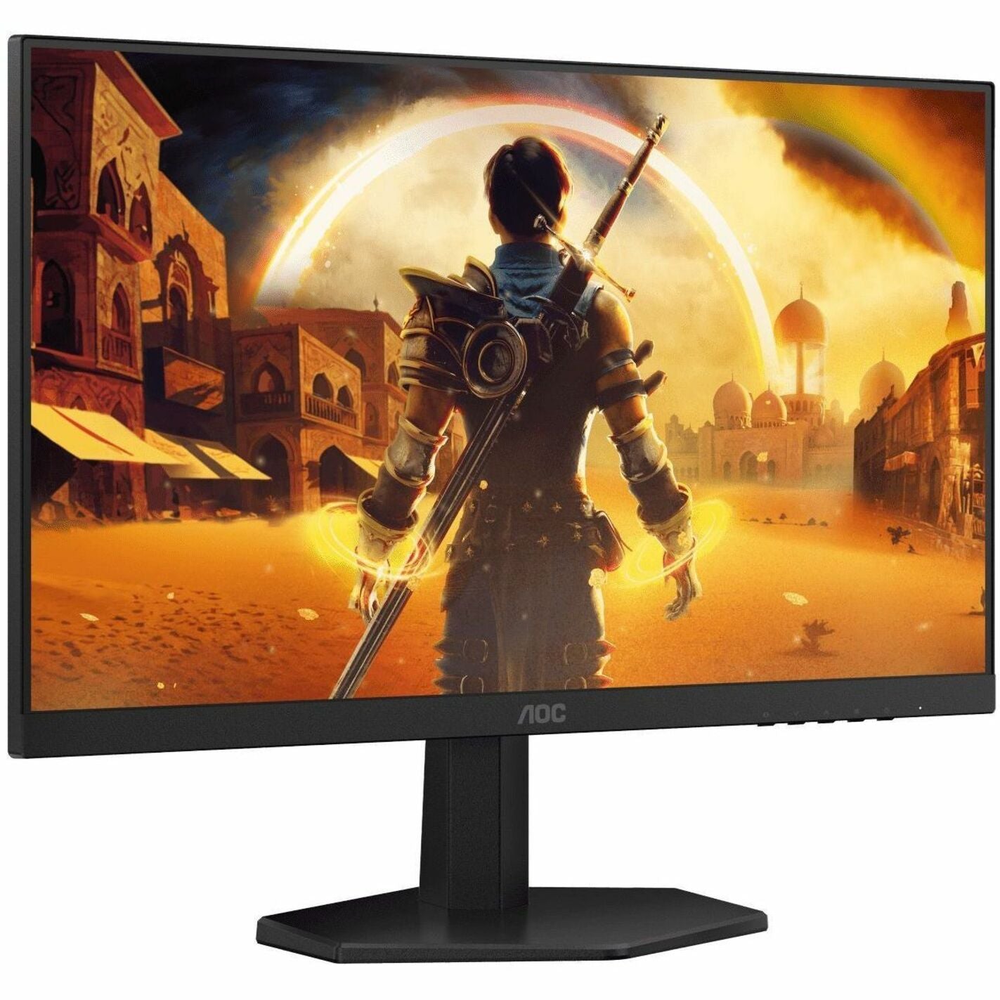 AOC 24G42E 24' Class Full HD Gaming LED Monitor - 16:9 - Black, Red - Right view