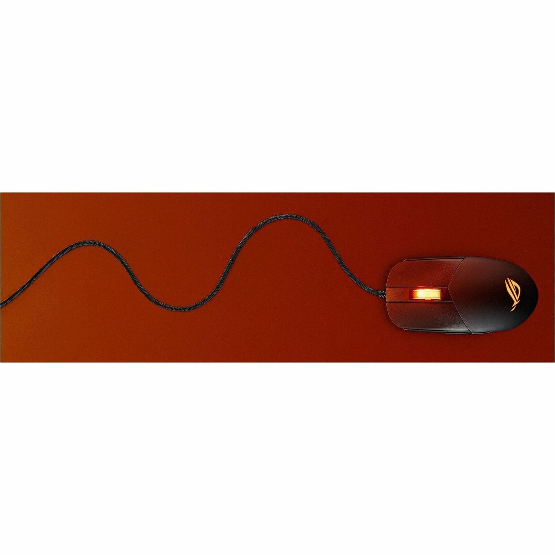 Asus ROG Strix Impact III Gaming Mouse - USB 2.0 Type A - Optical - 5 Programmable Button(s) - Black - 1 - Alternate view 6