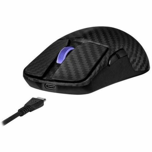 Asus ROG Harpe Ace Extreme Gaming Mouse - Bluetooth/Radio Frequency - USB 2.0 - Track-On-Glass - Black - 1 - Alternate view 6