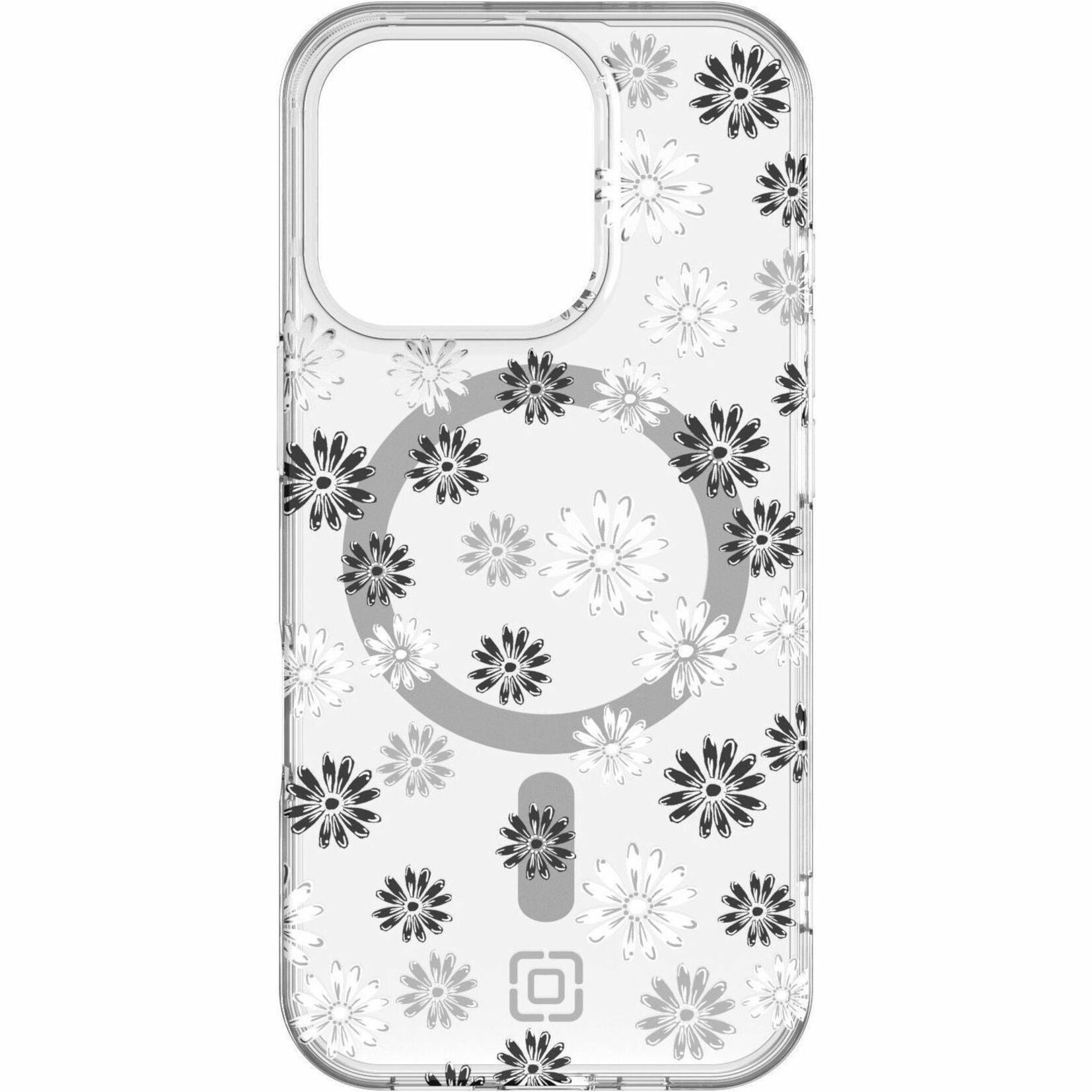 Incipio Forme Case for Apple iPhone 16 Pro Smartphone - Ditzy Floral Silver