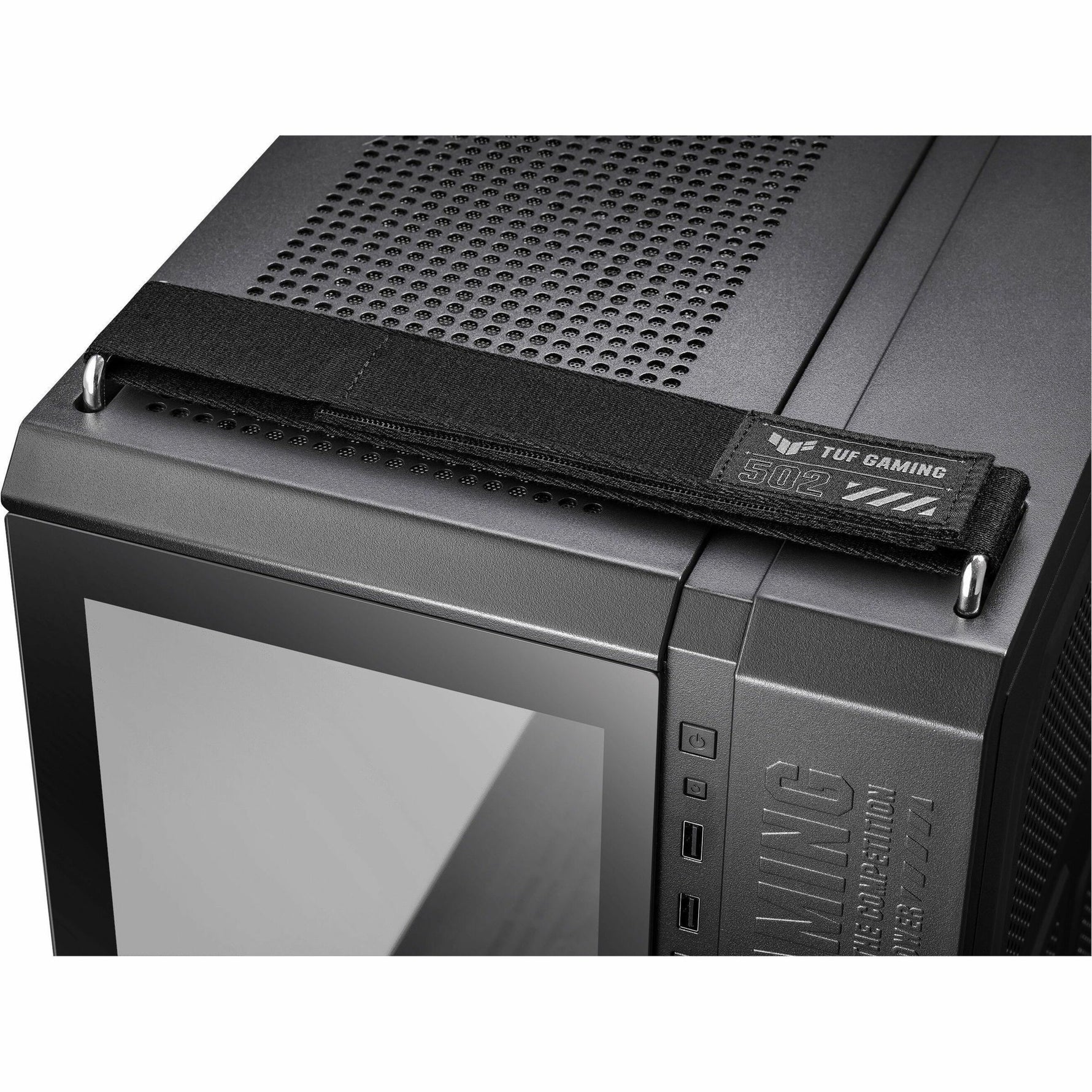 TUF GT502 Gaming Computer Case - ATX Motherboard Supported - Mid-tower - Tempered Glass - Black - Alternate view 6