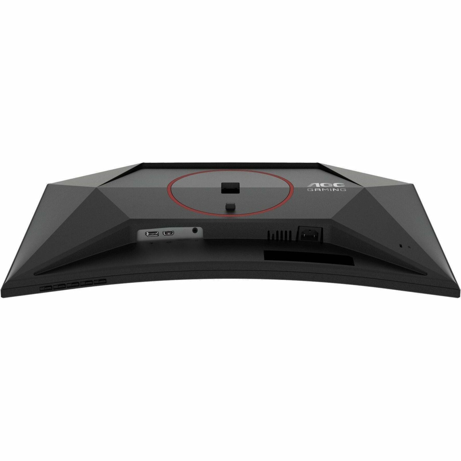 AOC C27G4Z 27' Class Full HD Curved Screen Gaming LED Monitor - 16:9 - Black, Red - Bottom view