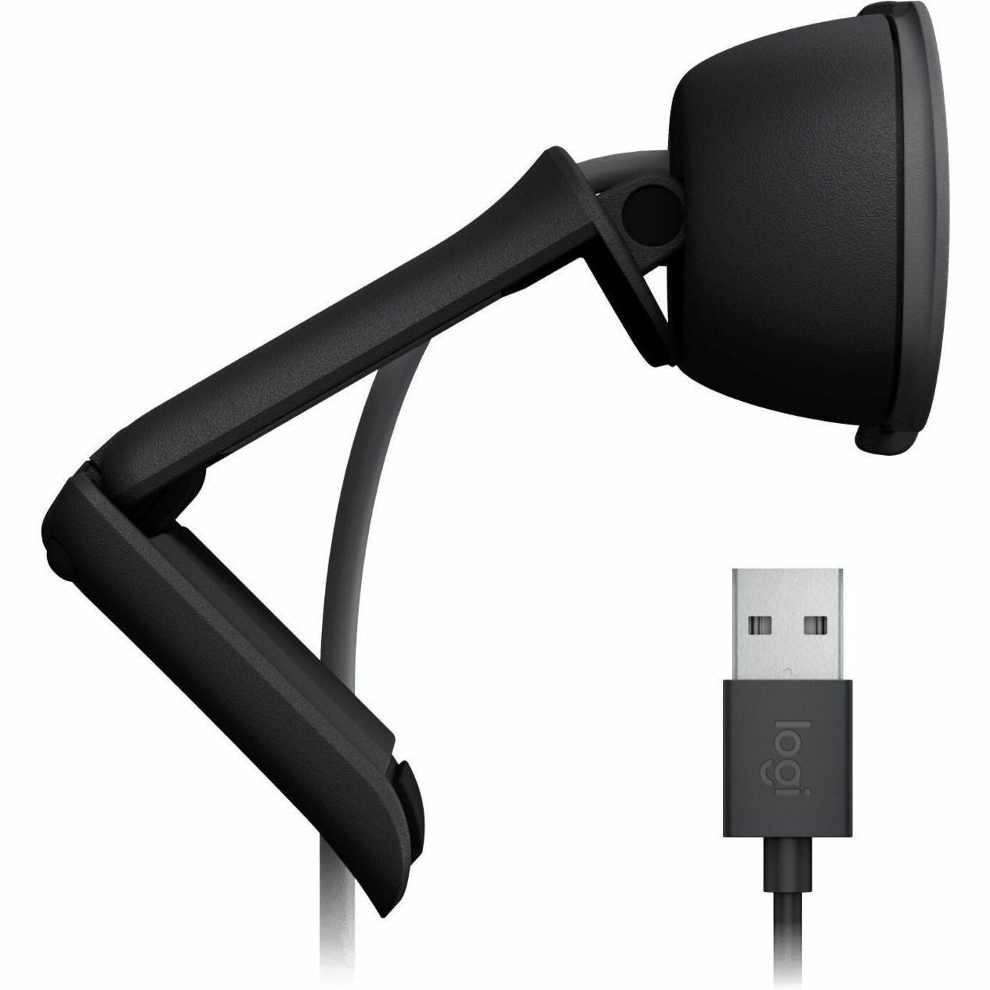 Logitech BRIO 105 Webcam - 2 Megapixel - 30 fps - Graphite - USB Type A - Right view