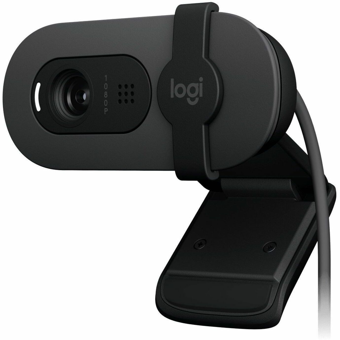 Logitech BRIO 105 Webcam - 2 Megapixel - 30 fps - Graphite - USB Type A - Left view
