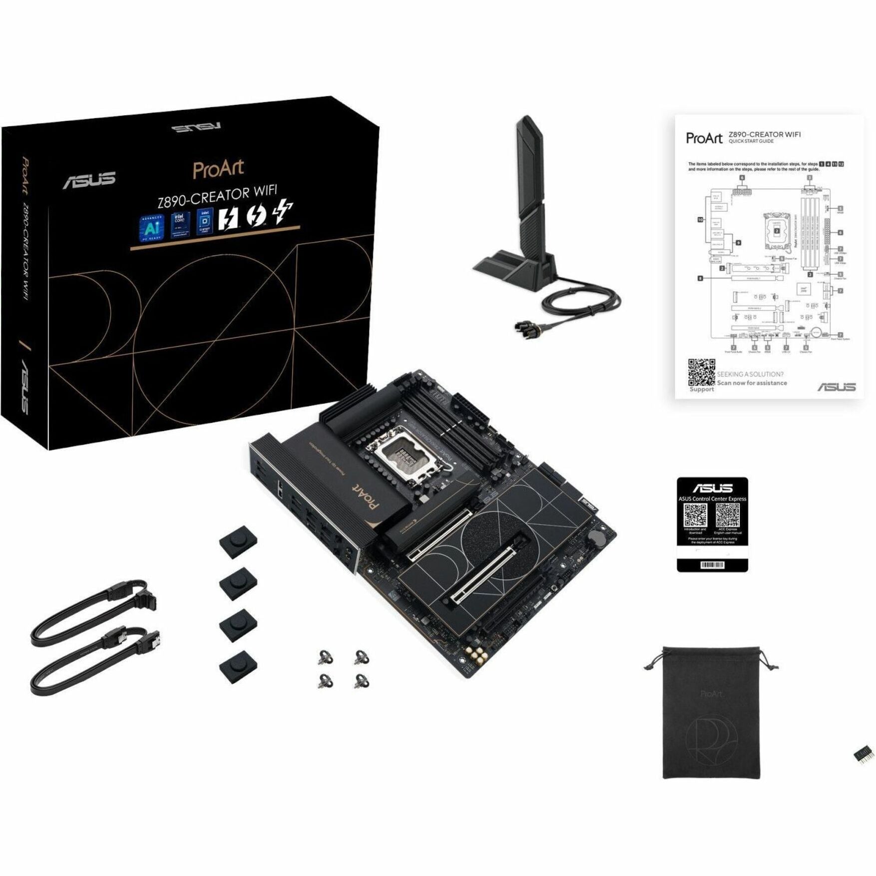 Asus ProArt PROART Z890-CREATOR WIFI Workstation Motherboard - Intel Z890 Chipset - Alternate view 6