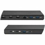 Kensington SD4842P USB Type C Docking Station for Microphone, Monitor, Headphone, Notebook - Charging Capability - Black - Desktop - Alternate view 10