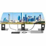 Kensington SD4842P USB Type C Docking Station for Microphone, Monitor, Headphone, Notebook - Charging Capability - Black - Desktop - Alternate view 9