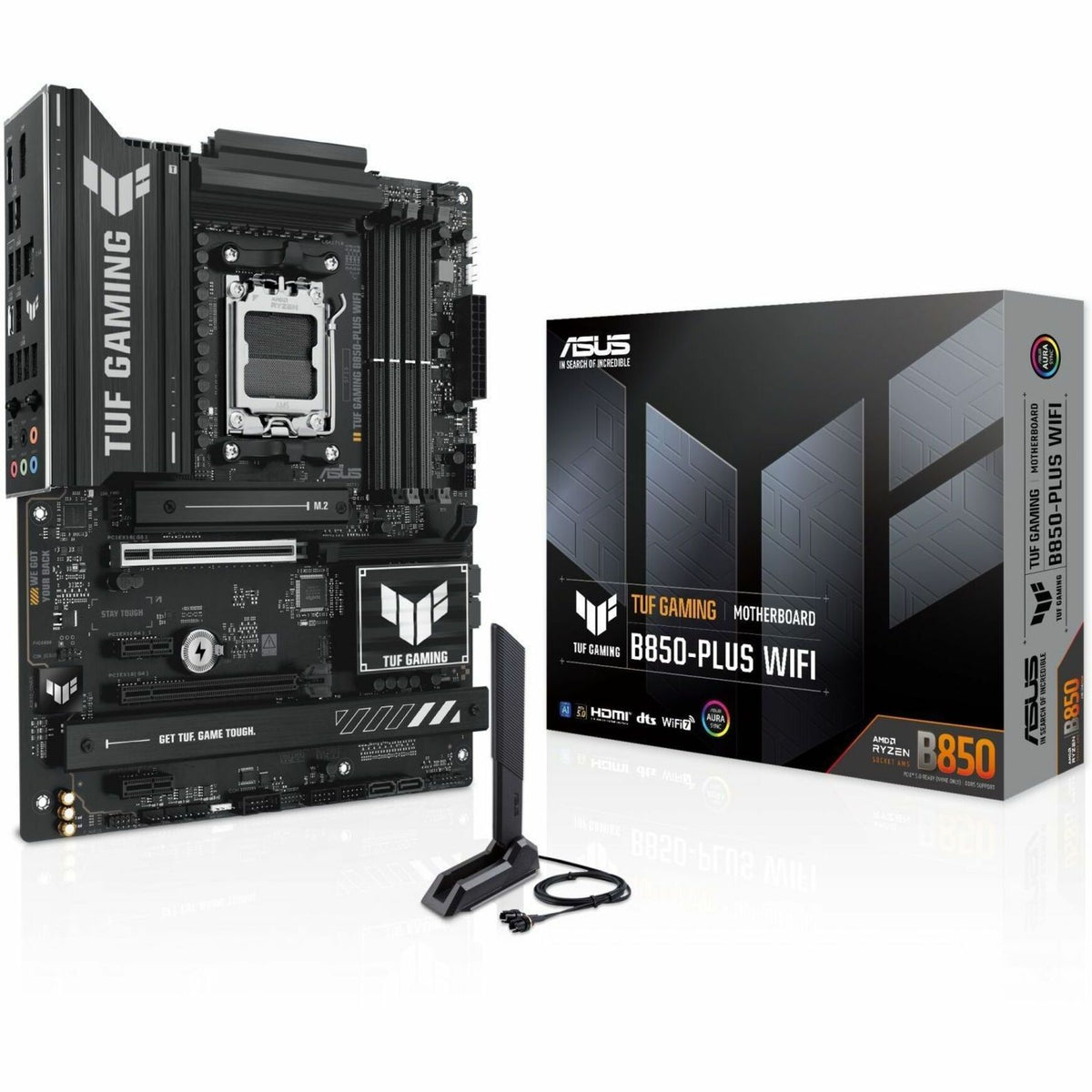TUF B850-PLUS WIFI Gaming Desktop Motherboard - AMD B850 Chipset - Socket AM5 - ATX - Alternate view 10