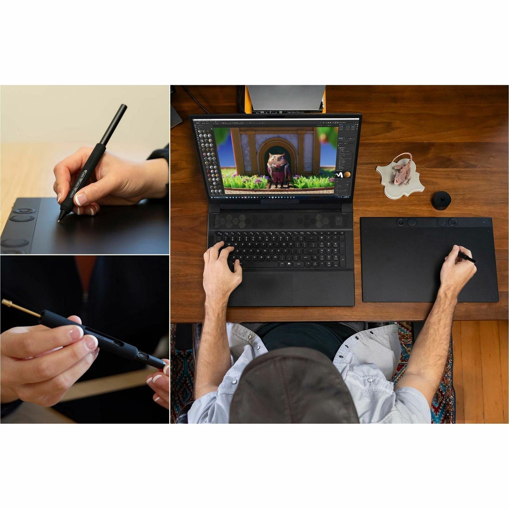 Wacom Intuos Pro Graphics Tablet - Wired/Wireless - Alternate view 10