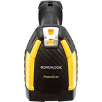 Datalogic PowerScan PD9630 Rugged Manufacturing, Assembly Line, Component Tracking, Inventory, Warehouse, Logistics, Picking, Sorting Handheld Barcode Scanner Kit - Cable Connectivity - Yellow - USB C - Top view