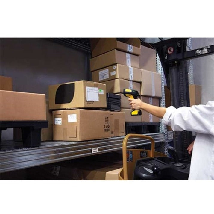 Datalogic PowerScan PD9630 Rugged Manufacturing, Assembly Line, Component Tracking, Inventory, Warehouse, Logistics, Picking, Sorting Handheld Barcode Scanner Kit - Cable Connectivity - Yellow - USB C - Alternate view 12