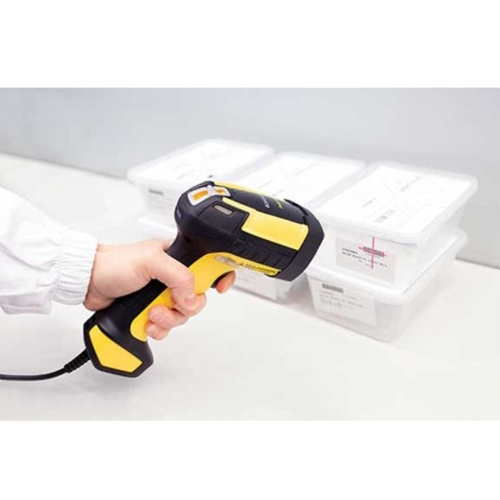Datalogic PowerScan PD9630 Rugged Manufacturing, Assembly Line, Component Tracking, Inventory, Warehouse, Logistics, Picking, Sorting Handheld Barcode Scanner Kit - Cable Connectivity - Yellow - USB C - Alternate view 10