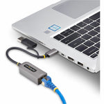StarTech.com USB-C to to Ethernet Adapter with USB-A Dongle, 10/100/1000Mbps, USB 3.0 to Gigabit Network Adapter, Windows/macOS/Linux - Alternate view 7