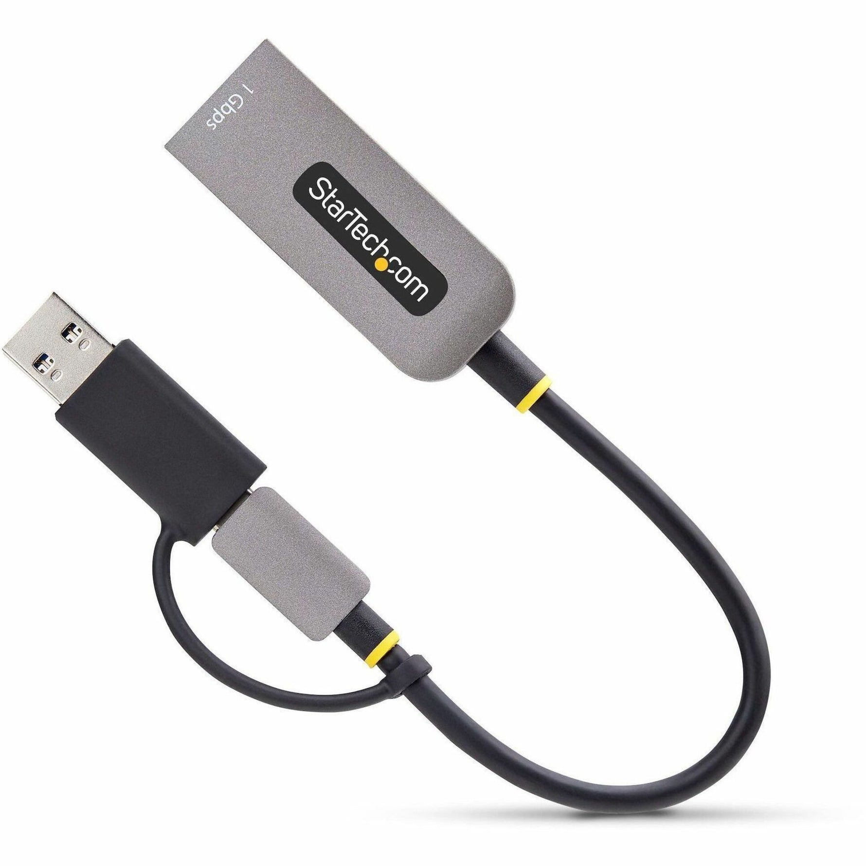 StarTech.com USB-C to to Ethernet Adapter with USB-A Dongle, 10/100/1000Mbps, USB 3.0 to Gigabit Network Adapter, Windows/macOS/Linux - Alternate view 8