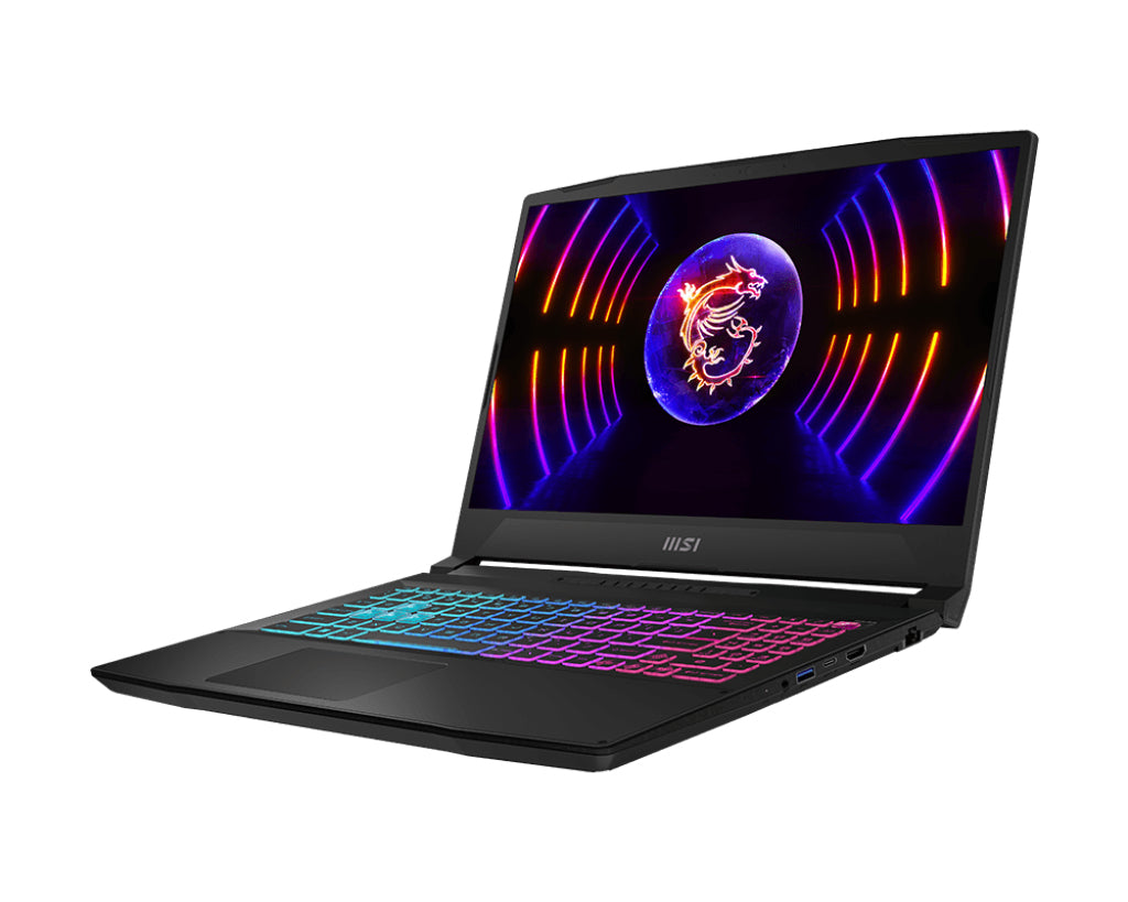 MSI 15 B12VEK-007AU Intel® Core™ i7 i7-12650H Laptop 39.6 cm (15.6") Full HD 16 GB DDR5-SDRAM 1 TB SSD NVIDIA GeForce RTX 4050 Wi-Fi 6 (802.11ax) Windows 11 Home Black