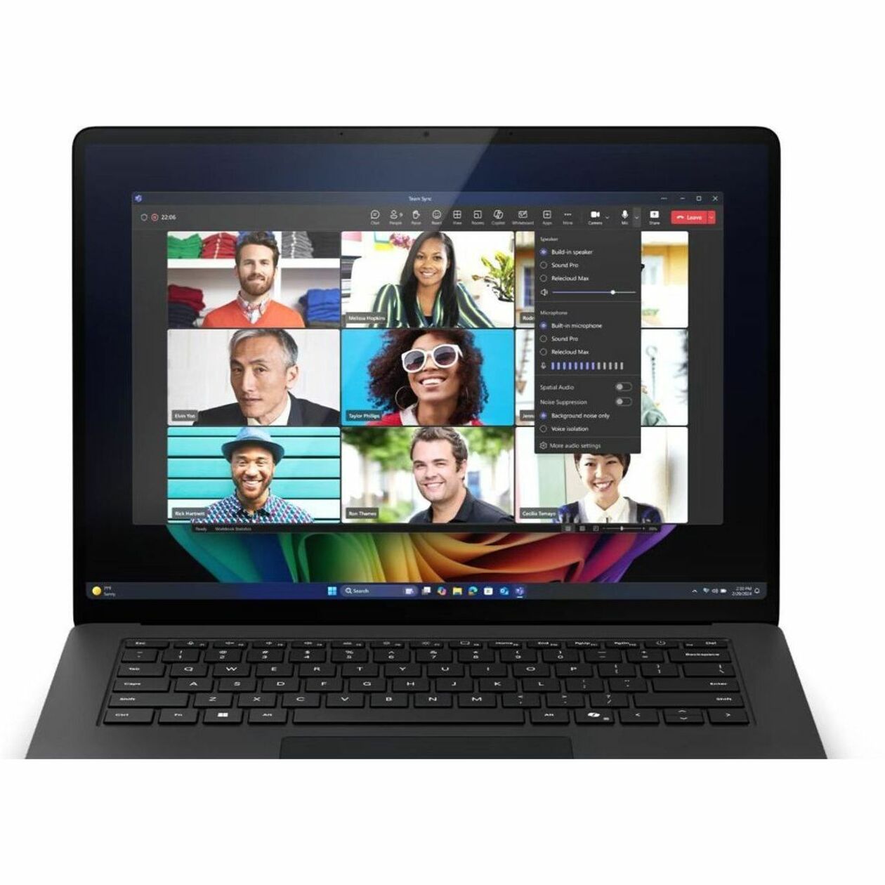 Microsoft Surface Laptop 7 15' Touchscreen Copilot+ PC Notebook - 120 Hz - Intel Core Ultra 5 236V - 16 GB - 512 GB SSD - English Keyboard - Black
