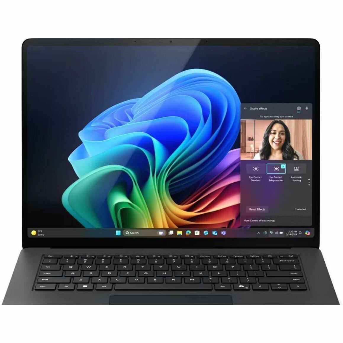 Microsoft Surface Laptop 7 15' Touchscreen Copilot+ PC Notebook - 120 Hz - Intel Core Ultra 5 236V - 16 GB - 512 GB SSD - English Keyboard - Black