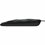 Incase Designed by Microsoft 600 Keyboard - Cable Connectivity - USB Interface - Black - Left view
