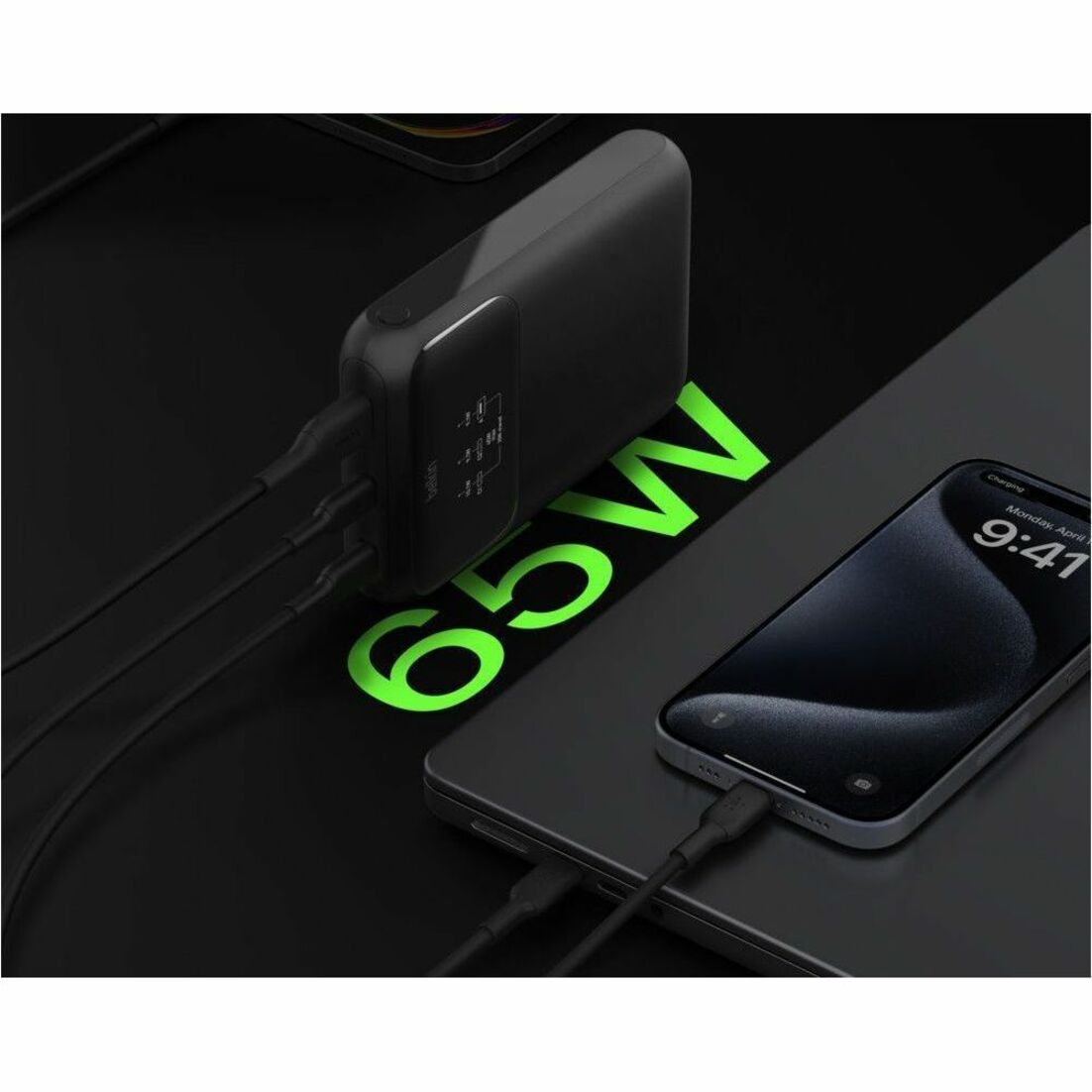 Belkin BoostCharge Pro Power Bank - Black - Alternate view 9