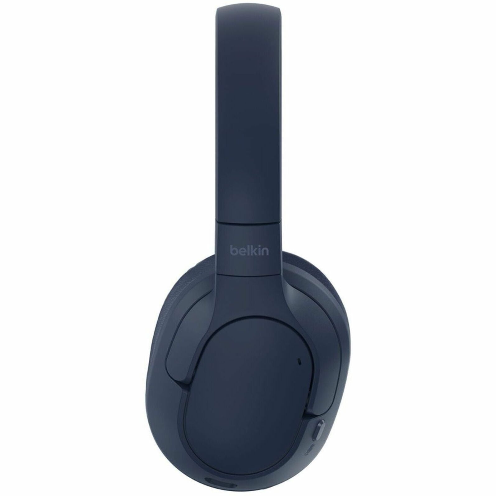 Belkin SoundForm Surround Wired/Wireless On-ear, Over-the-head, Over-the-ear Stereo Headset - Blue - Left view