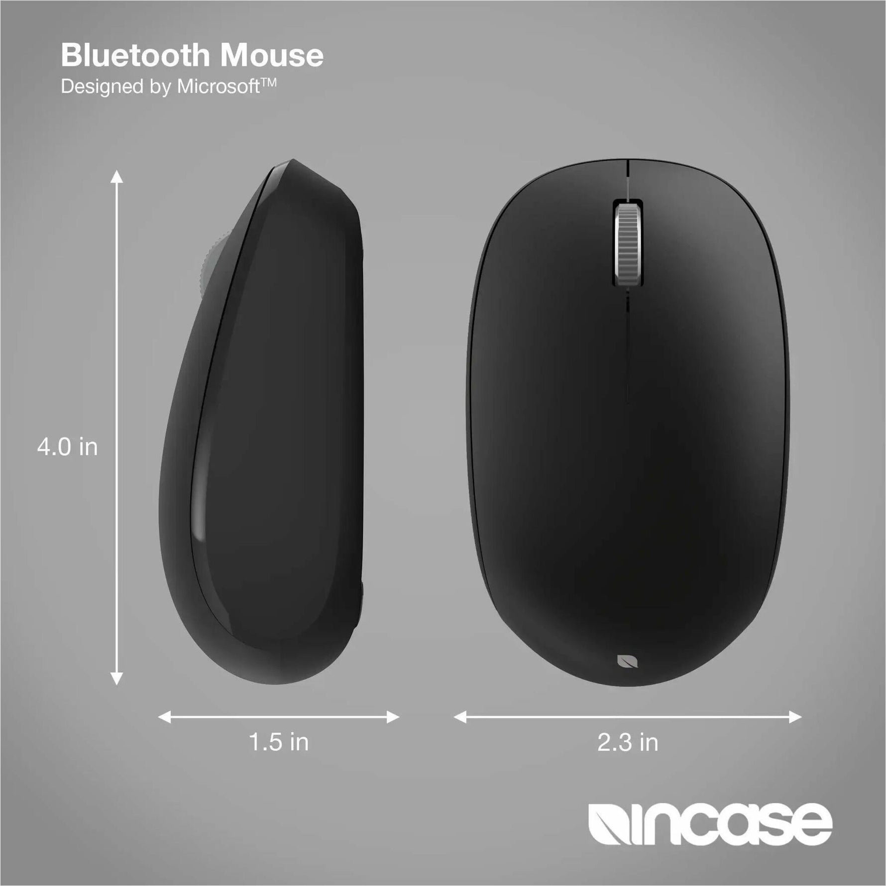 Incase Designed by Microsoft Mouse - Bluetooth - Black - Alternate view 6