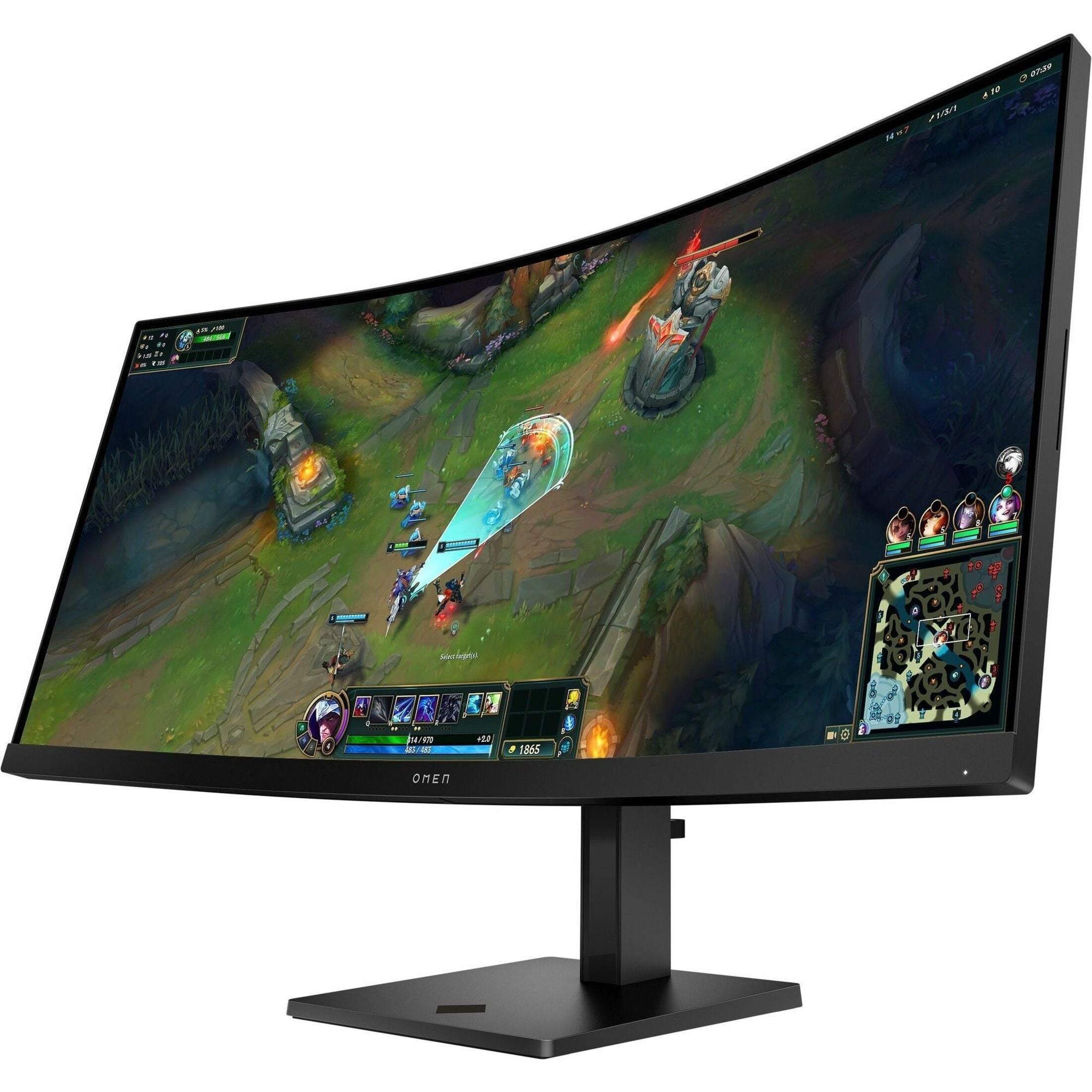 OMEN 34c G2 34' Class UW-QHD Curved Screen Gaming LCD Monitor - 21:9 - Black