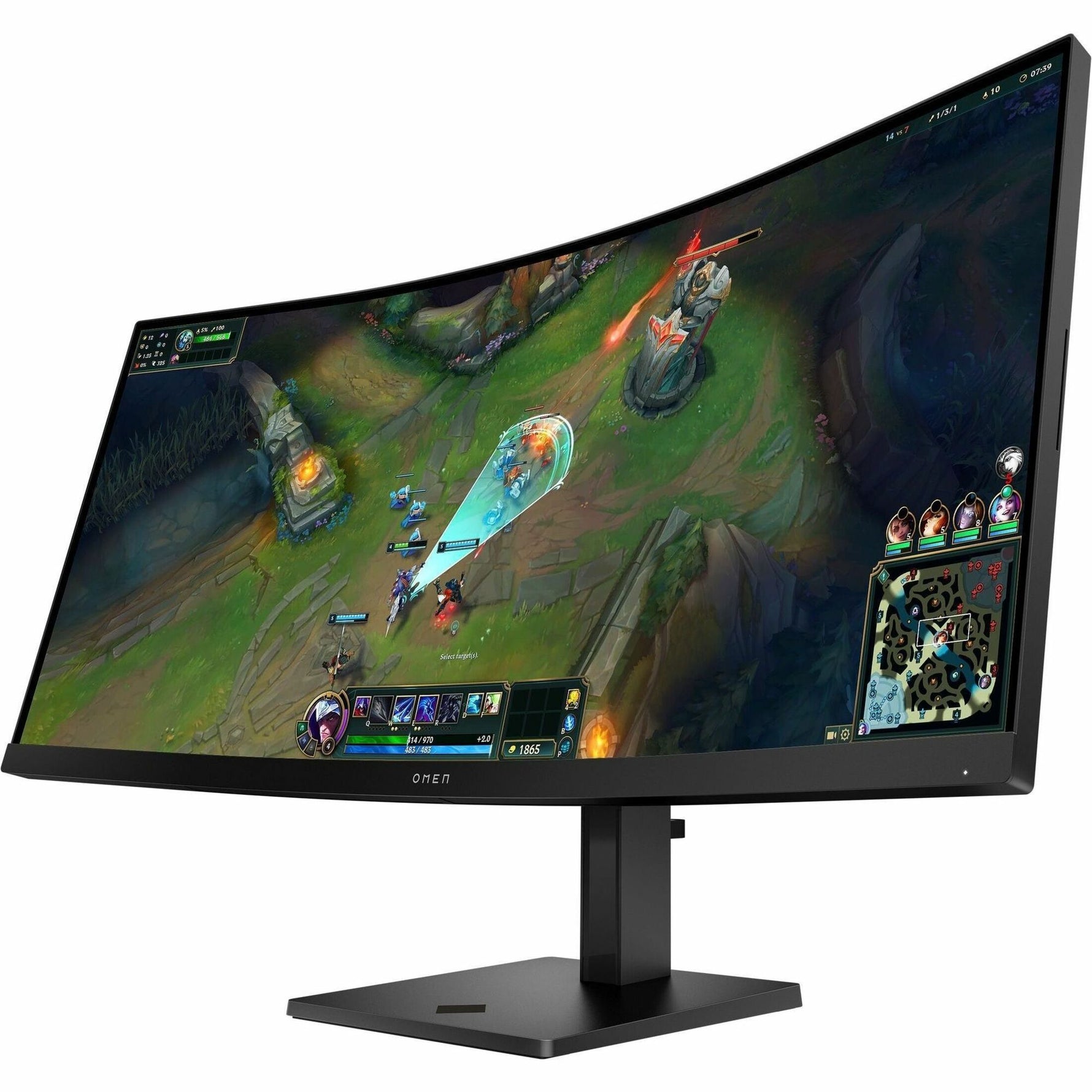 OMEN 34c G2 34' Class UW-QHD Curved Screen Gaming LCD Monitor - 21:9 - Black