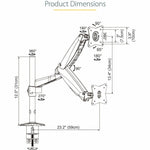 StarTech.com Mounting Arm for Flat Panel Display, Monitor, Curved Screen Display - Alternate view 7