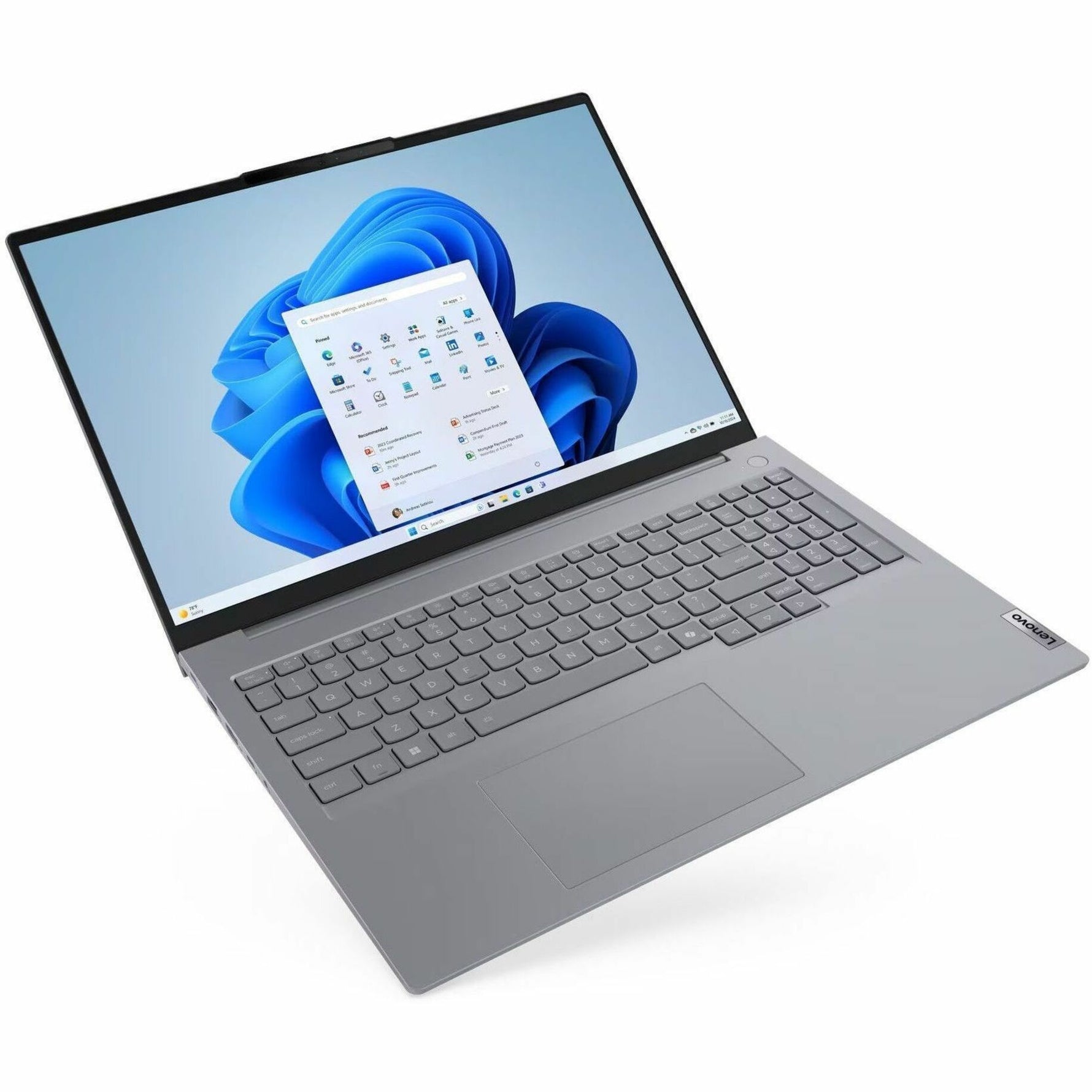 Lenovo ThinkBook 16 G8 IAL 21SK006TAU 16' Notebook - WUXGA - 60 Hz - Intel Core Ultra 7 255H - 32 GB - 512 GB SSD - English Keyboard - Arctic Gray - Alternate view 9