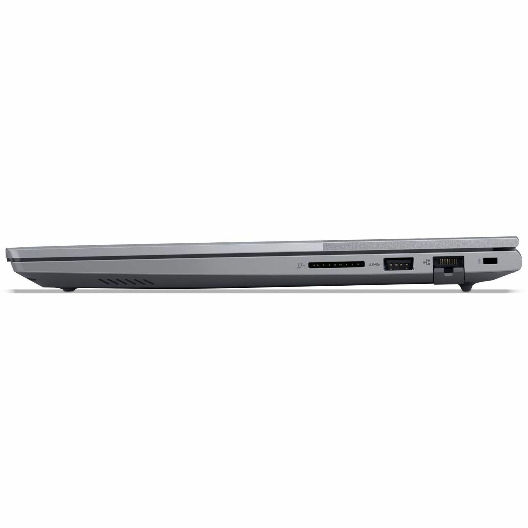 Lenovo ThinkBook 14 G8 IAL 21SJ006TAU 14' Notebook - WUXGA - 60 Hz - Intel Core Ultra 7 255H - 32 GB - 512 GB SSD - English Keyboard - Arctic Gray - Left view