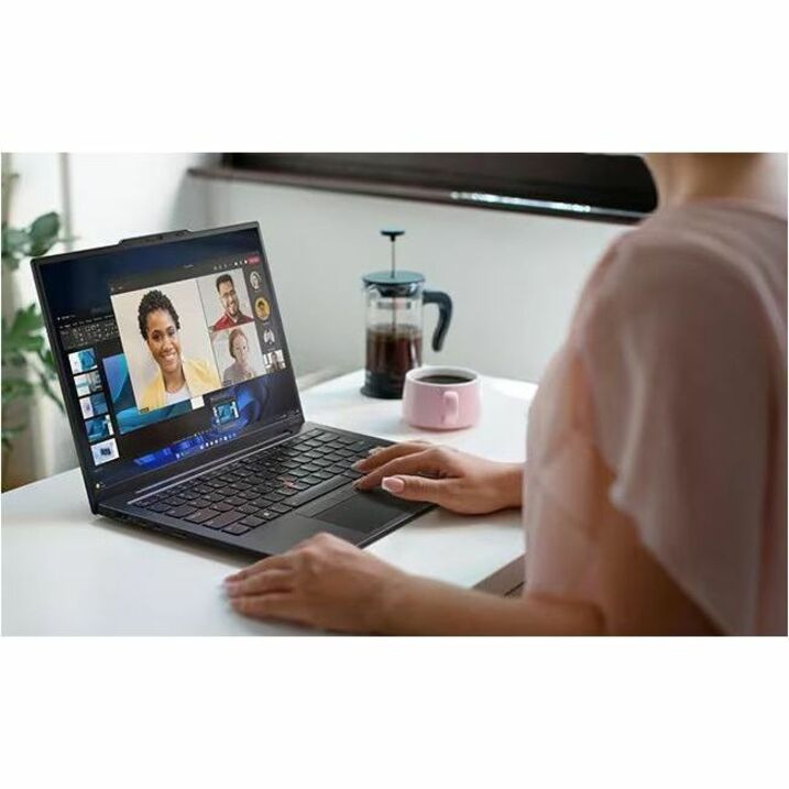 Lenovo ThinkPad X1 Carbon Gen 13 21NS0048AU 14' Touchscreen Copilot+ PC Ultrabook - WUXGA - 60 Hz - Intel Core Ultra 7 258V - Intel Evo Platform - 32 GB - 512 GB SSD - English Keyboard - Black Paint - Alternate view 13
