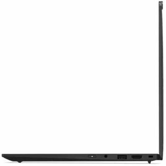 Lenovo ThinkPad X1 Carbon Gen 13 21NS0048AU 14' Touchscreen Copilot+ PC Ultrabook - WUXGA - 60 Hz - Intel Core Ultra 7 258V - Intel Evo Platform - 32 GB - 512 GB SSD - English Keyboard - Black Paint - Left view