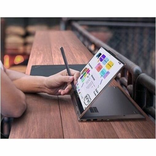 Lenovo Thinkpad X1 Gen 10 21NU001HAU 14' Touchscreen Convertible Copilot+ PC 2 in 1 Notebook - WUXGA - 60 Hz - Intel Core Ultra 7 258V - Intel Evo Platform - 32 GB - 512 GB SSD - English Keyboard - Gr - Alternate view 29