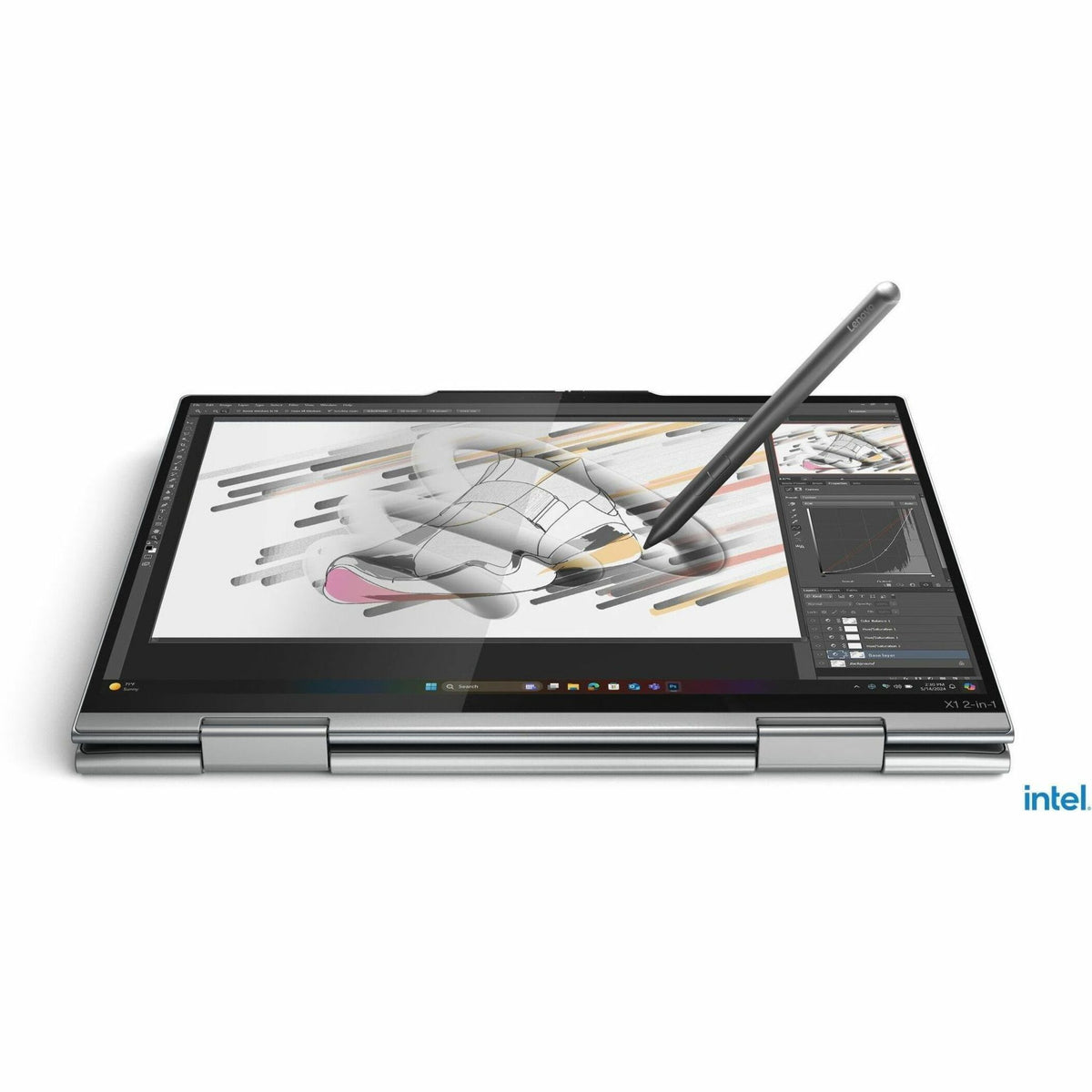 Lenovo Thinkpad X1 Gen 10 21NU001HAU 14' Touchscreen Convertible Copilot+ PC 2 in 1 Notebook - WUXGA - 60 Hz - Intel Core Ultra 7 258V - Intel Evo Platform - 32 GB - 512 GB SSD - English Keyboard - Gr - Alternate view 25