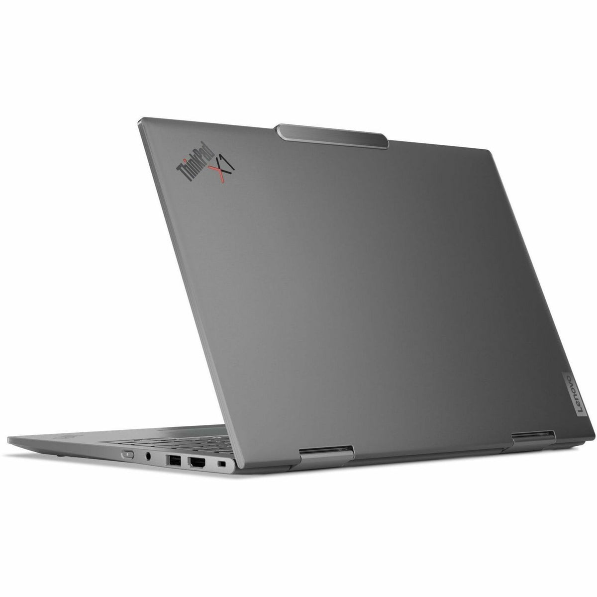 Lenovo Thinkpad X1 Gen 10 21NU001HAU 14' Touchscreen Convertible Copilot+ PC 2 in 1 Notebook - WUXGA - 60 Hz - Intel Core Ultra 7 258V - Intel Evo Platform - 32 GB - 512 GB SSD - English Keyboard - Gr - Top view