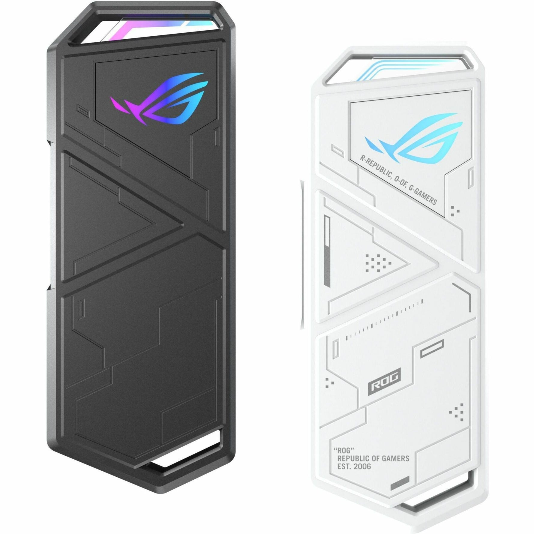 Asus ROG Strix Arion ESD-S1C/WHT/G/AS// Drive Enclosure PCI Express NVMe, M.2 - USB 3.2 (Gen 2) Type C Host Interface External - Moonlight White - Alternate view 8