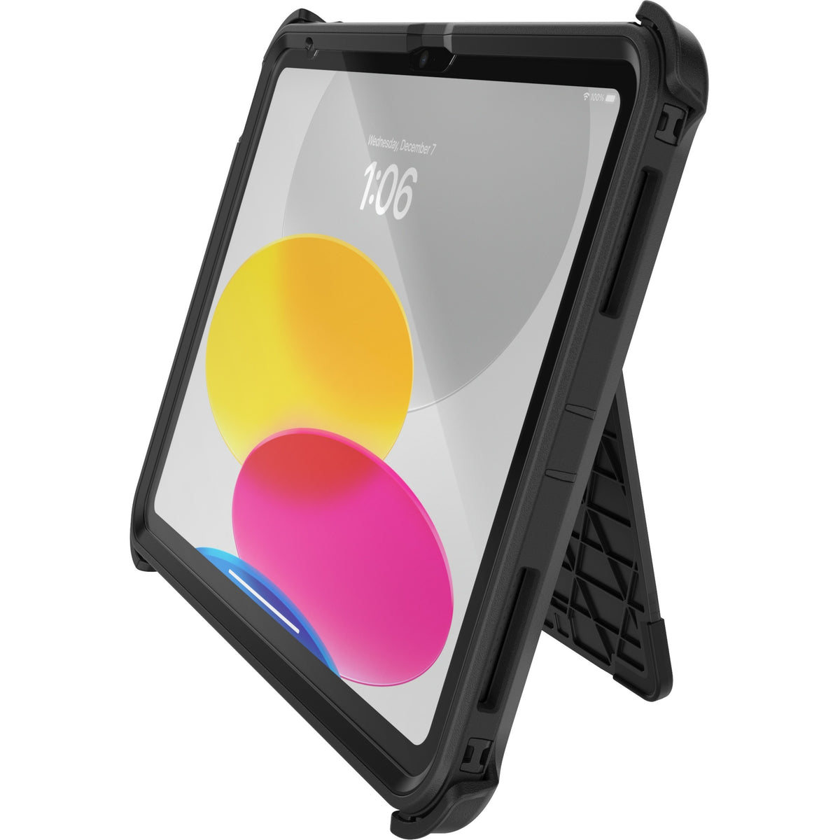 OtterBox Defender Rugged Case for Apple iPad (10th Generation) Tablet - Black - 1