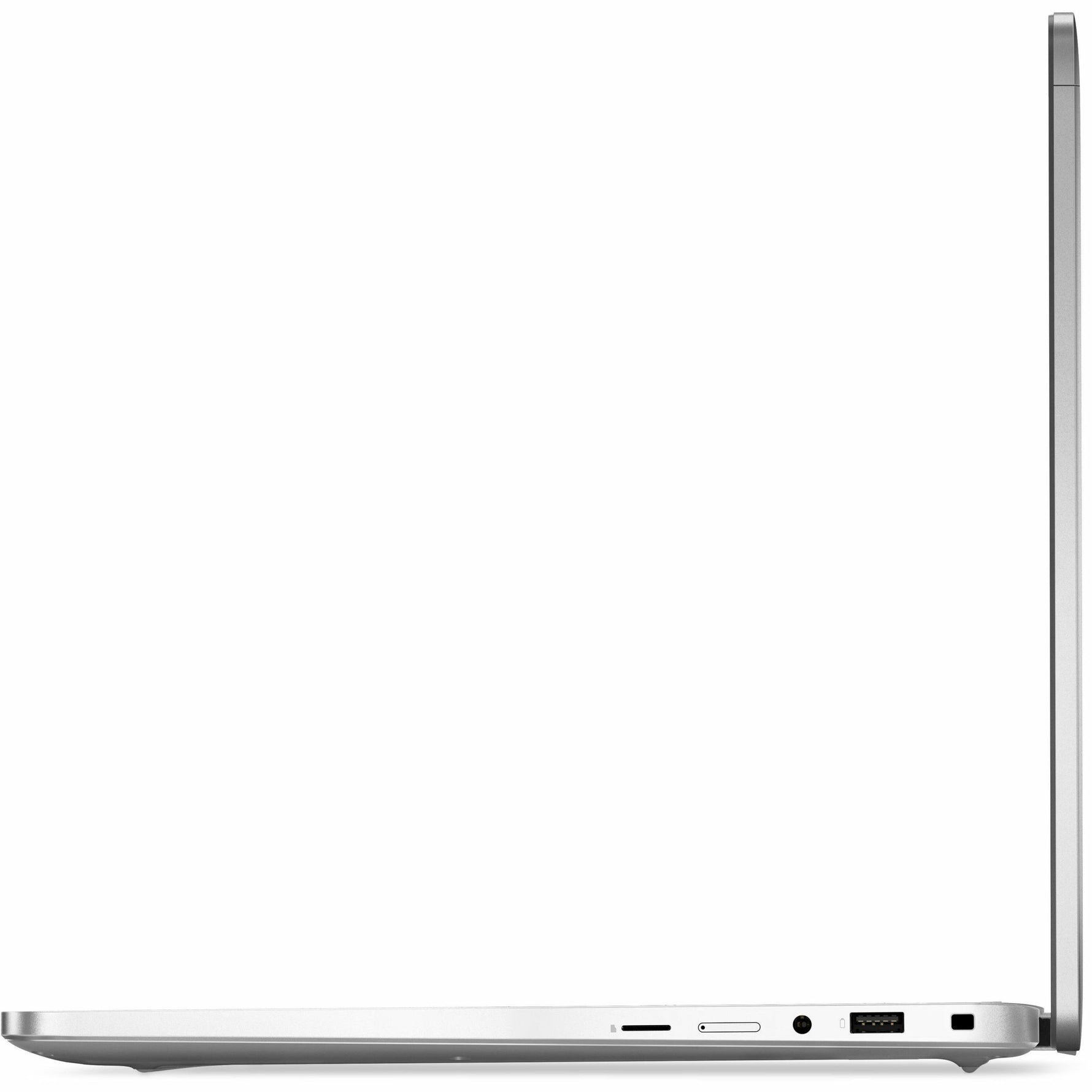 Dell Pro 16 Plus PB16250 16' Clamshell Copilot+ PC Notebook - Full HD Plus - 60 Hz - Intel Core Ultra 7 268V - vPro Technology - 32 GB - 512 GB SSD - Left view
