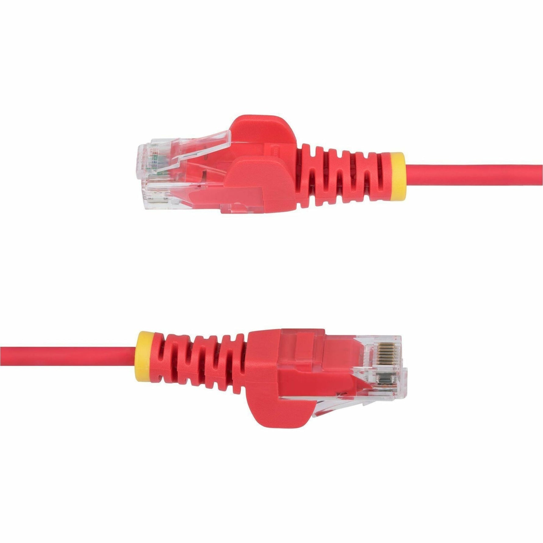 StarTech 15m Red Slim CAT6 Ethernet Cable, Snagless RJ45, UTP, LSZH, 28AWG Pure Bare Copper, Slim Network Patch Cord - Alternate view 8