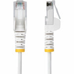StarTech 2.5m White Slim CAT6 Ethernet Cable, Snagless RJ45, UTP, LSZH, 28AWG Pure Bare Copper, Slim Network Patch Cord - Alternate view 7