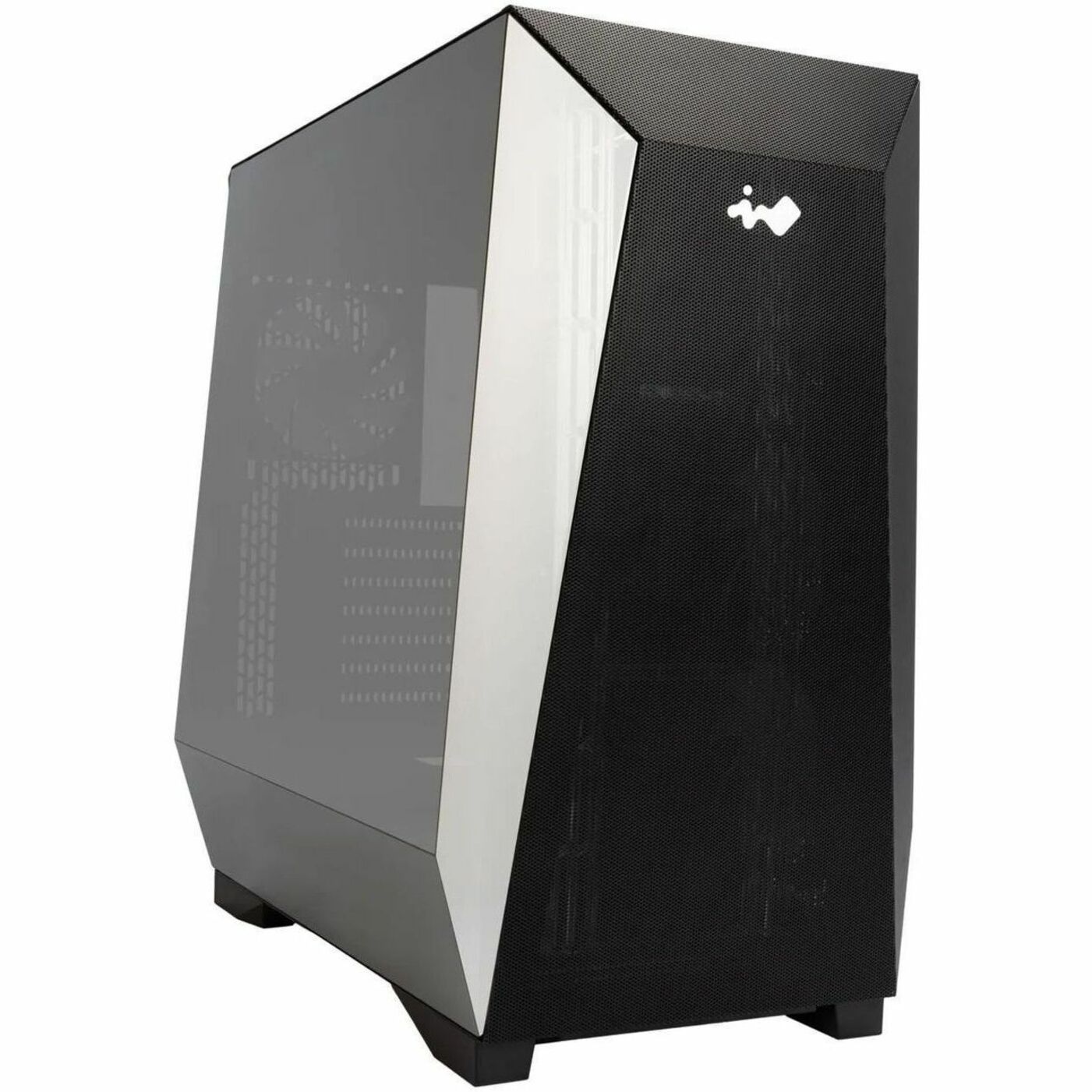In Win Prism IW-CS-PRISM Gaming Computer Case - ATX Motherboard Supported - Mid-tower - SPCC, Tempered Glass, Glass - Black