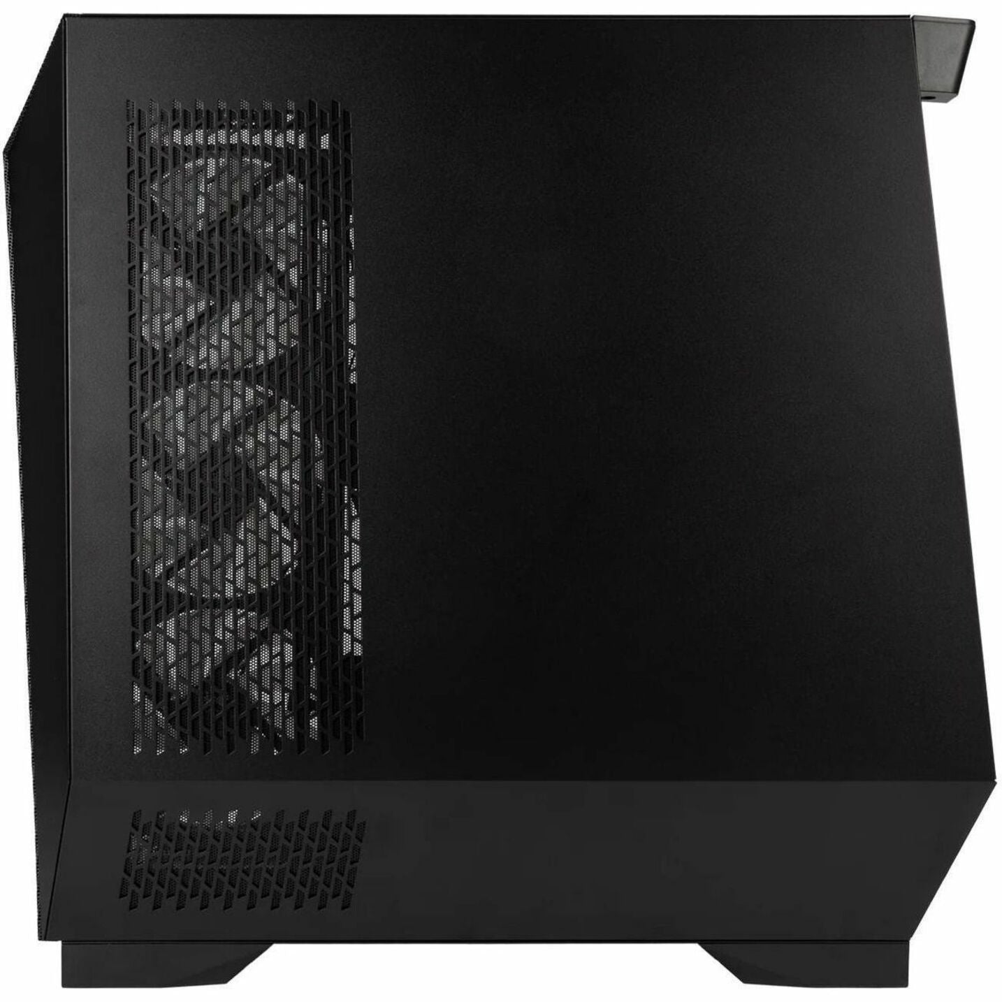In Win Prism IW-CS-PRISM Gaming Computer Case - ATX Motherboard Supported - Mid-tower - SPCC, Tempered Glass, Glass - Black - Left view