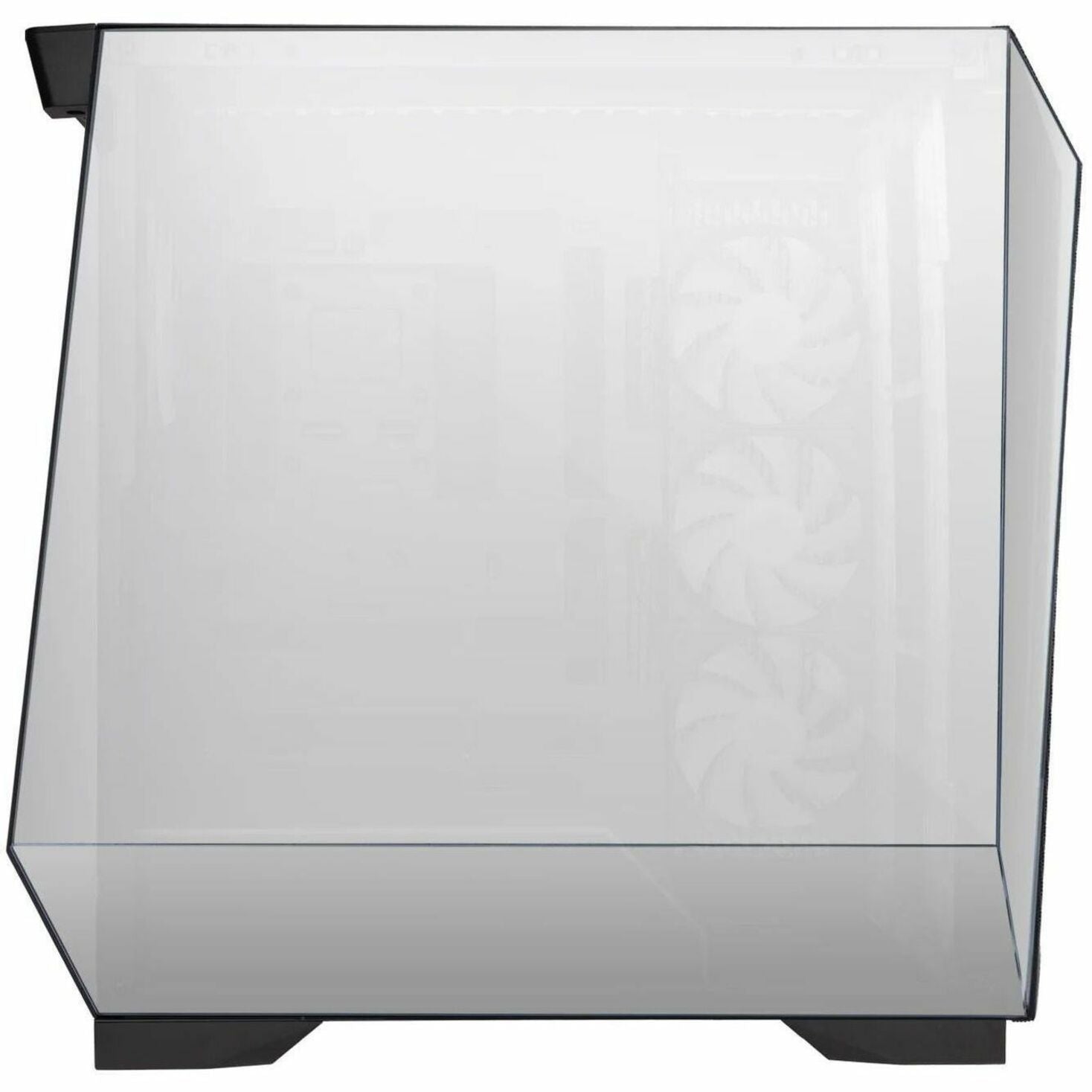In Win Prism IW-CS-PRISM Gaming Computer Case - ATX Motherboard Supported - Mid-tower - SPCC, Tempered Glass, Glass - Black - Right view